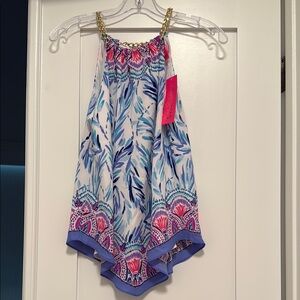 Lily Pulitzer Colorful Patterned Halter Top